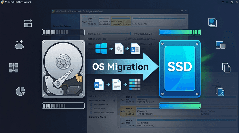 【これはいい】今の環境のままSSDにOSごと引っ越したいのでパーティション管理ソフト「MiniTool Partition Wizard（無料版）」を試す！