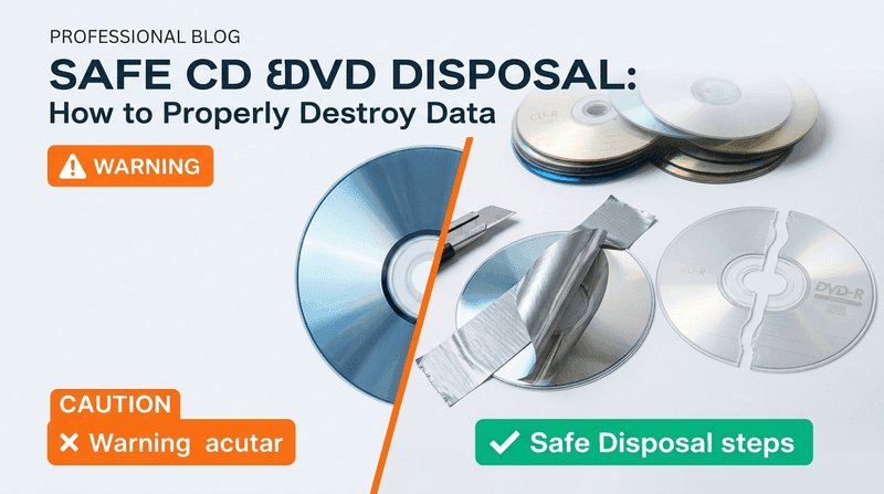 【メモ】不要になったCD-RやDVD-Rを手軽に読み取れなくする方法